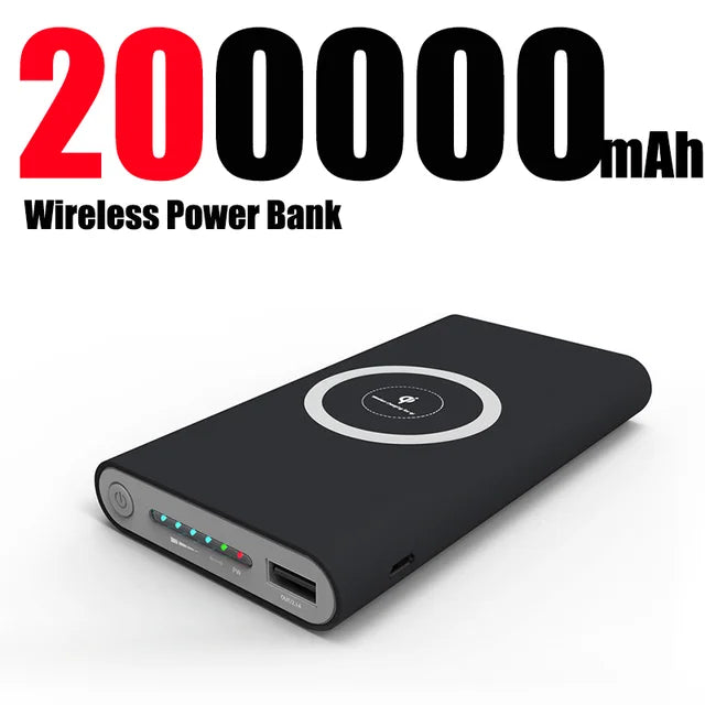 Two-Way Wireless Fast Charging Power Bank