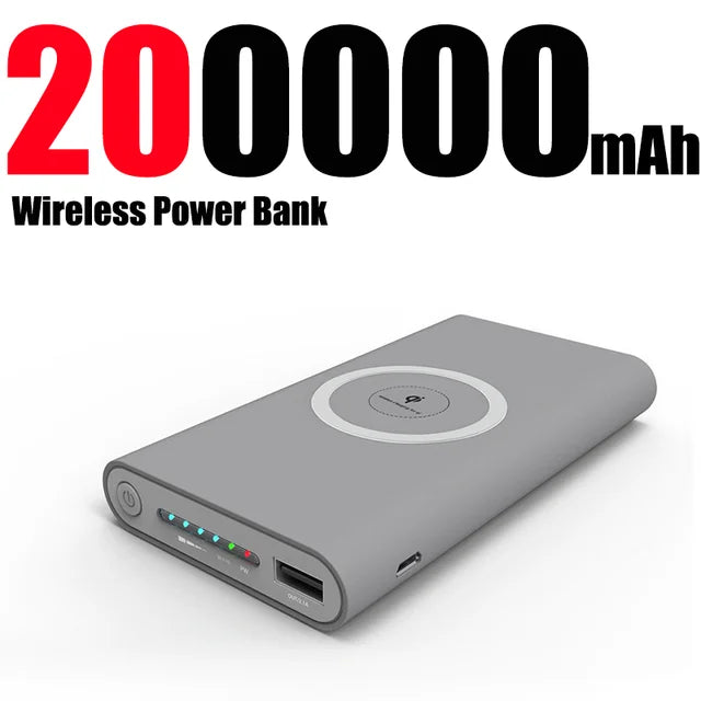 Two-Way Wireless Fast Charging Power Bank