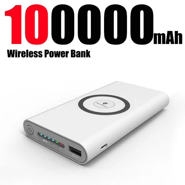 Two-Way Wireless Fast Charging Power Bank
