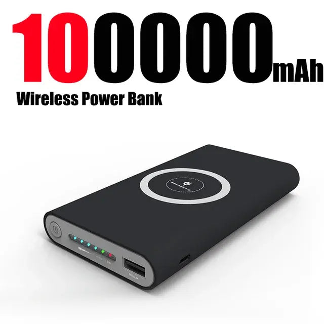 Two-Way Wireless Fast Charging Power Bank