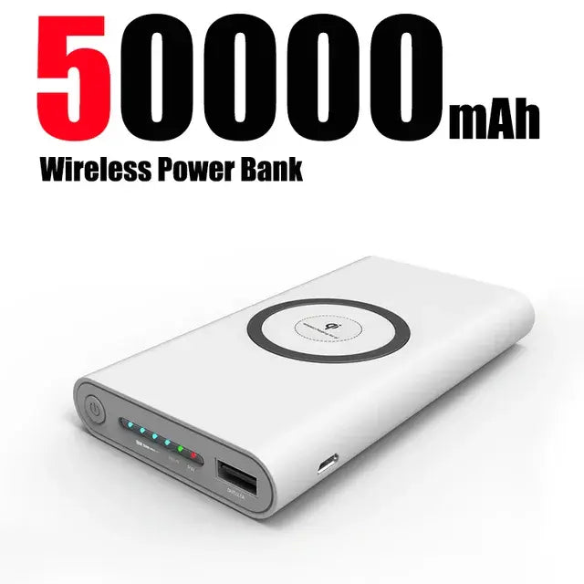 Two-Way Wireless Fast Charging Power Bank