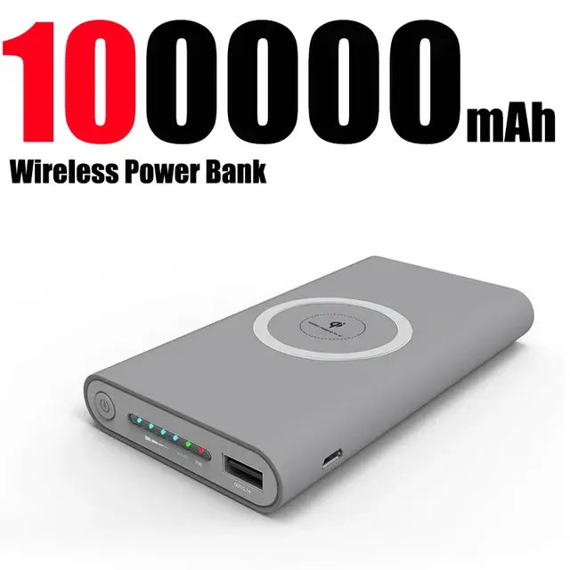 Two-Way Wireless Fast Charging Power Bank