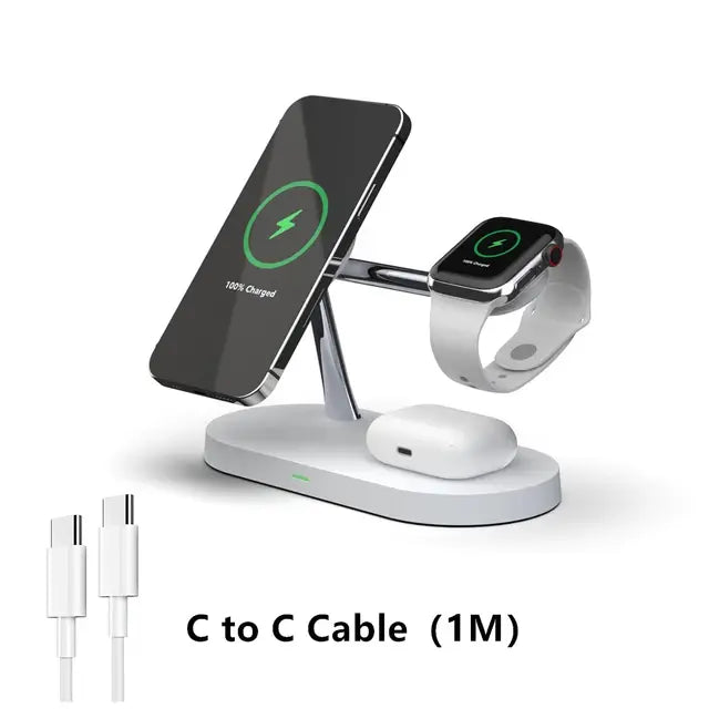 3 in 1 Magnetic Wireless Charger Stand