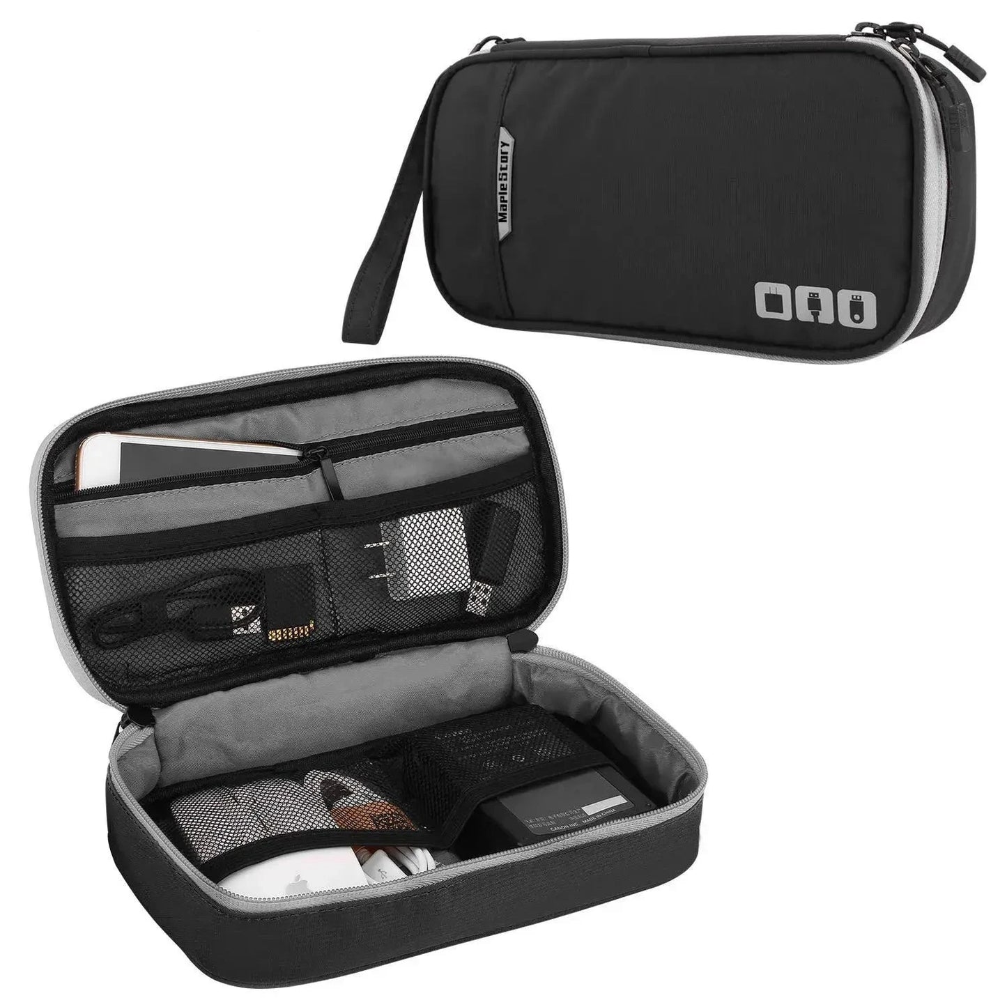 Portable Electronic Accessories Travel Case