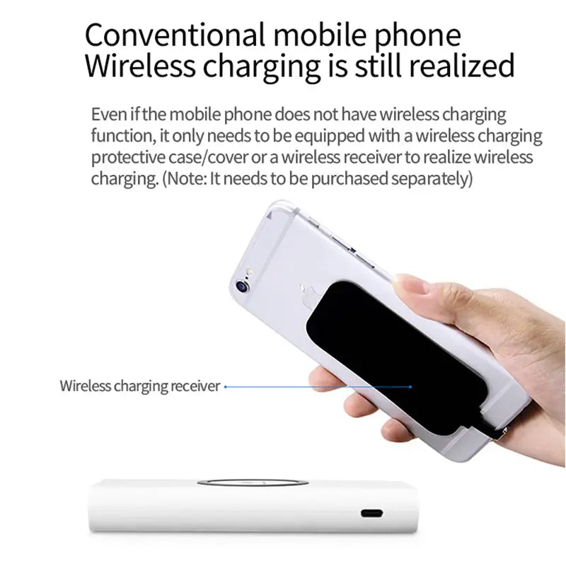 Two-Way Wireless Fast Charging Power Bank