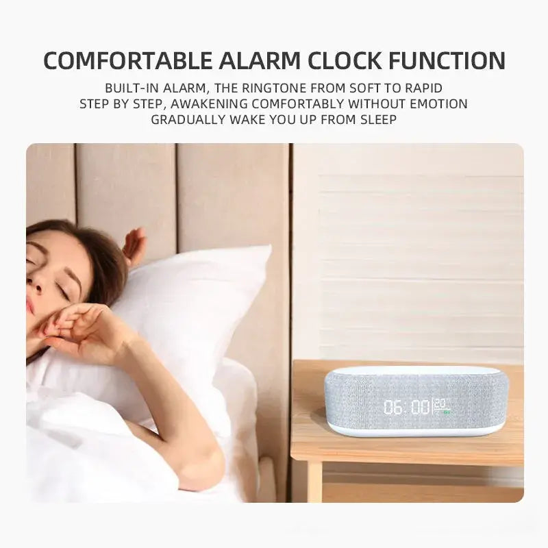 3-in-1 Wireless Charger Alarm Clock