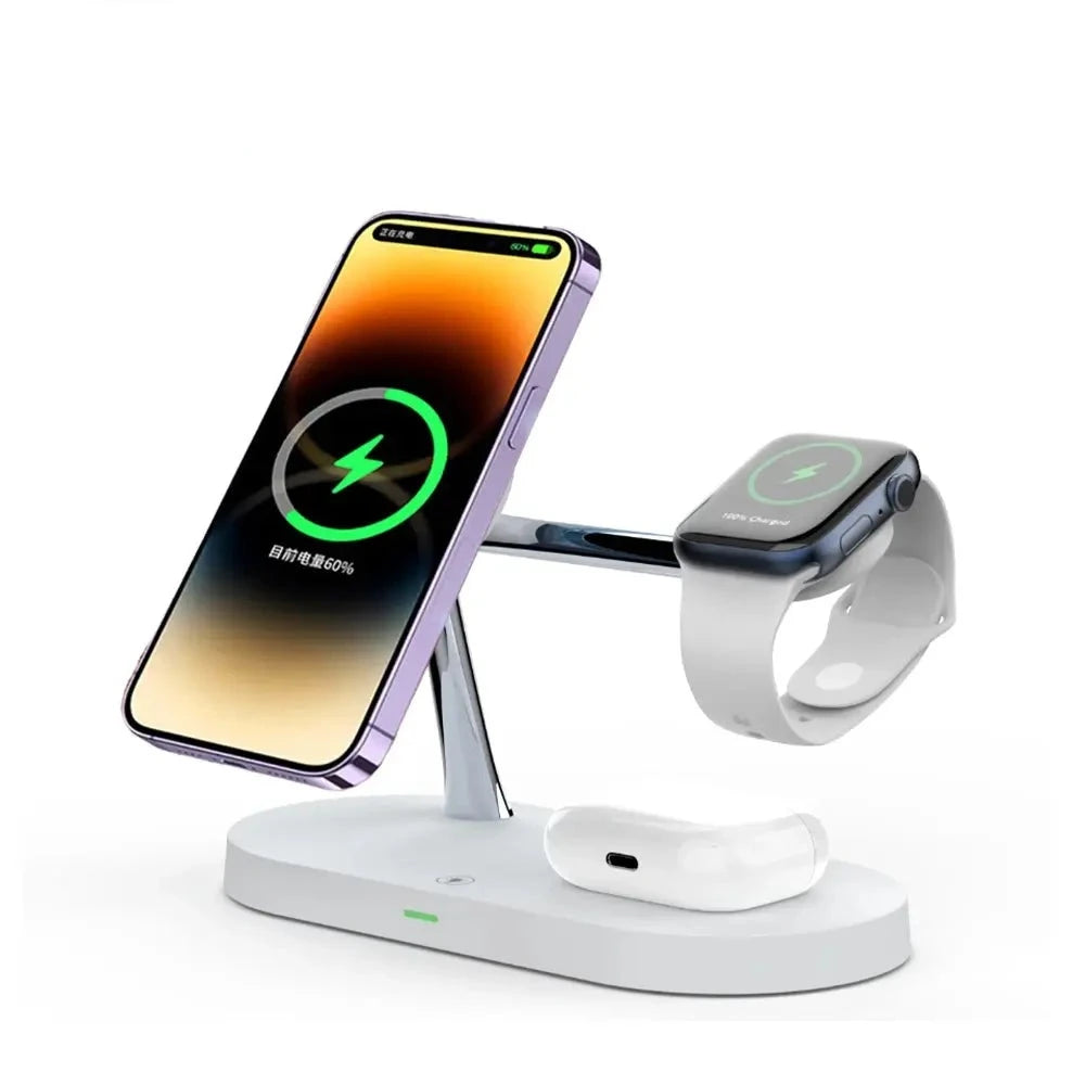 3 in 1 Magnetic Wireless Charger Stand